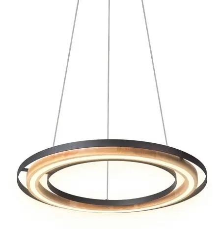 Globo Hanglamp Rilas Ø 56 cm bamboe zwart Globo Hanglamp Rilas Ø 56 cm bamboe zwart