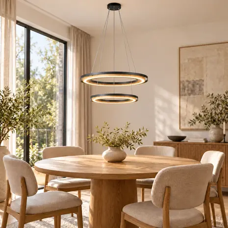 Globo Hanglamp Rilas Ø 57 cm bamboe zwart Globo Hanglamp Rilas Ø 57 cm bamboe zwart