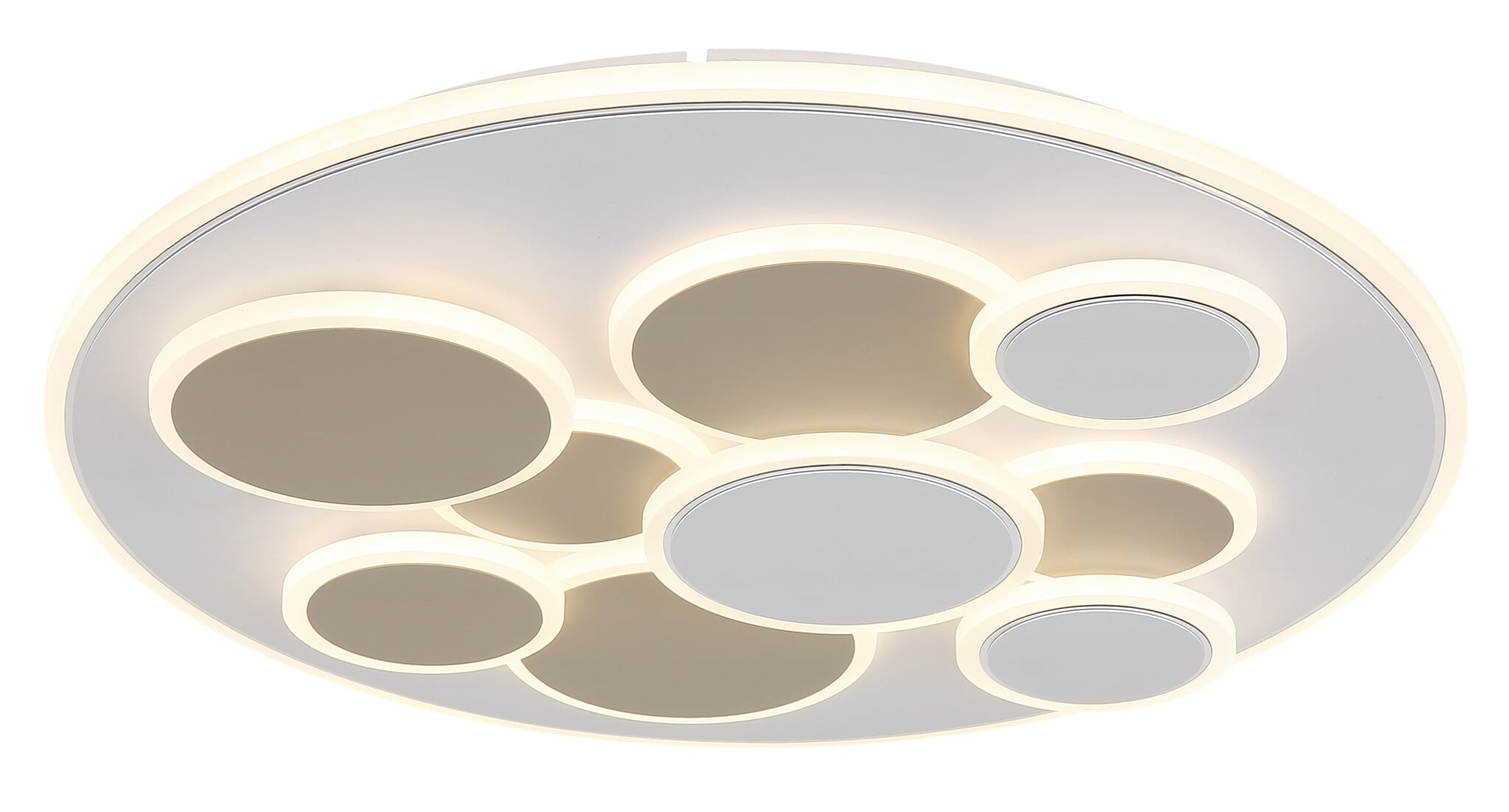 Globo Plafondlamp Monty Ø 48,5 cm wit