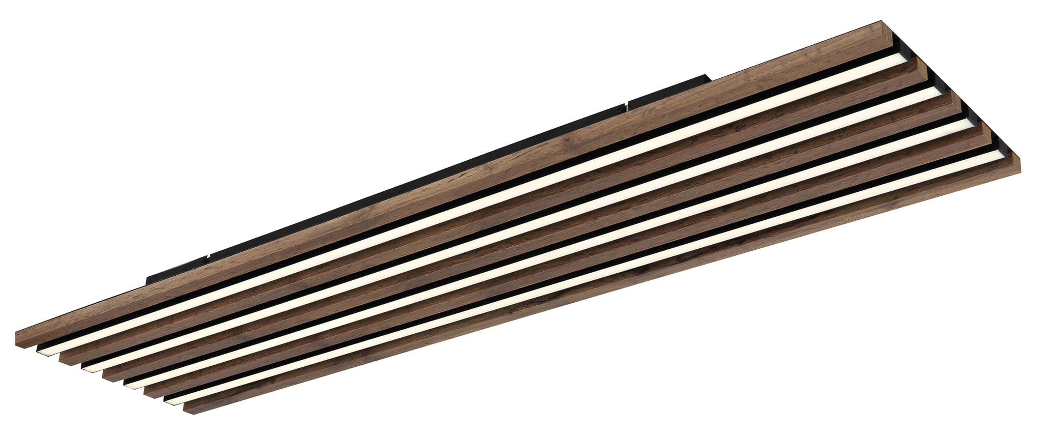 Globo Plafondlamp Hayden L 120 cm bruin zwart