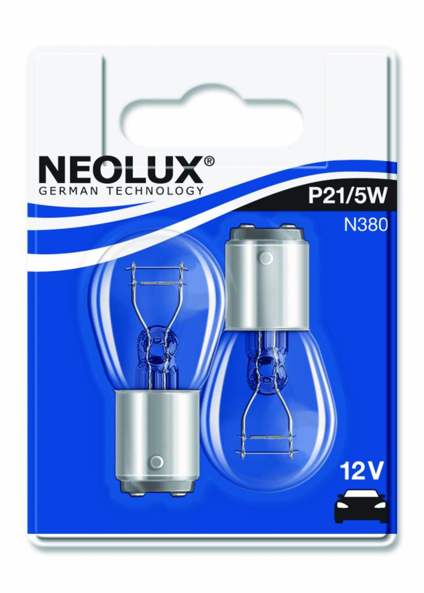 Neolux Gloeilamp 12V 21/5W BAY15D