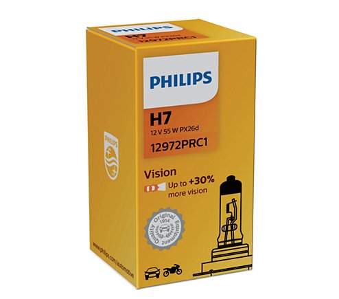 H7 12V 55W PX26d Vision +30% 1 St. Philips - Auto-Lamp Berlin