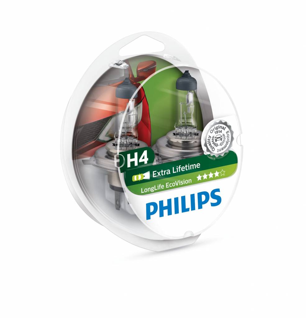 Philips H4 Longlife EcoVision Duobox