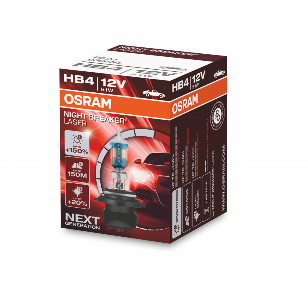 Osram 9006/HB4 Nightbreaker laser Single