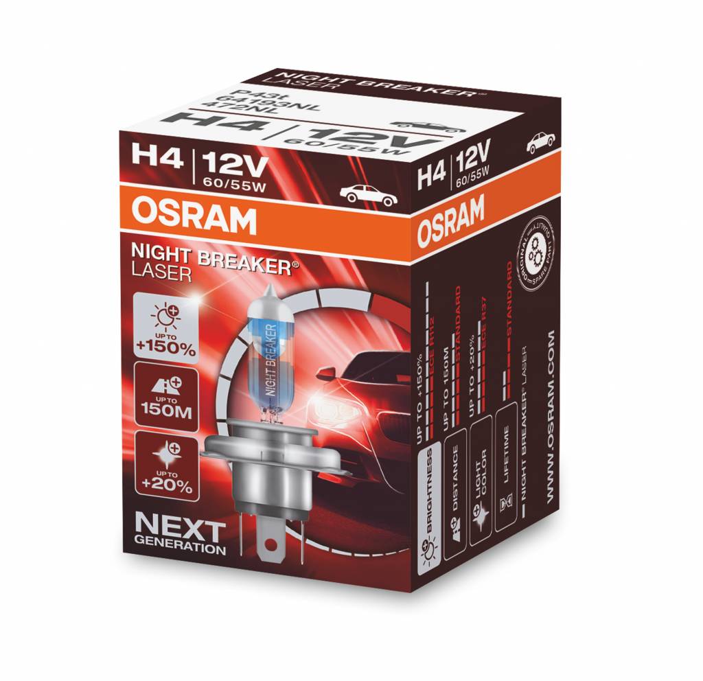 Osram H4 Nightbreaker laser Single