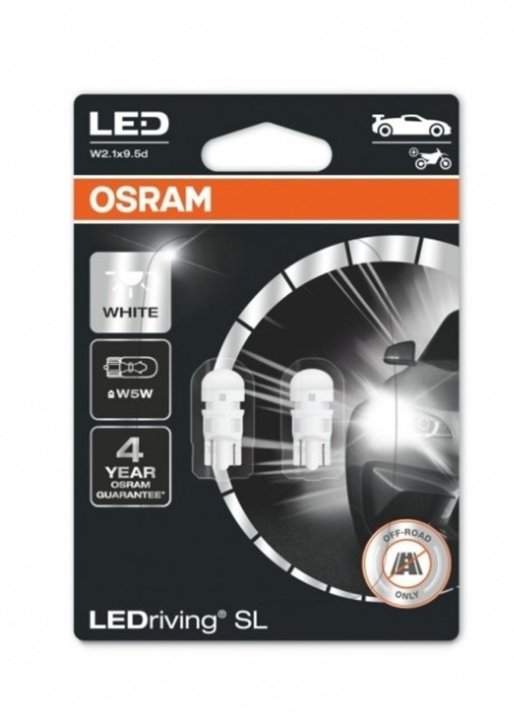 Osram Ledriving Premium W5W 6000k