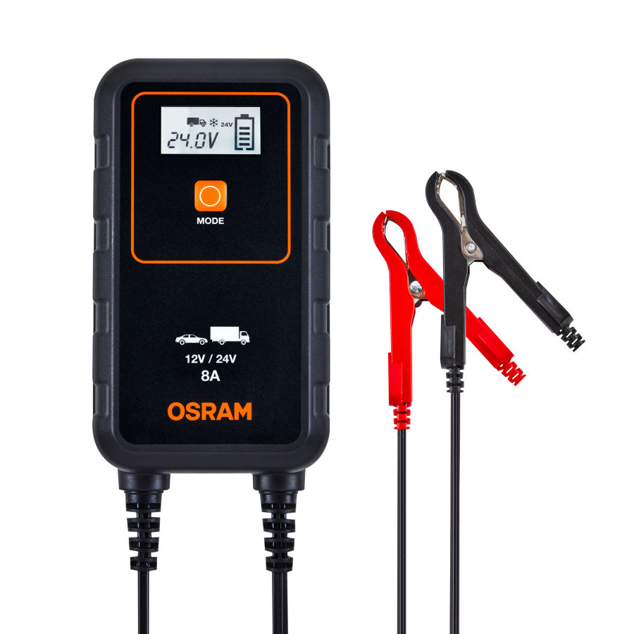 Osram acculader 12v  8A
