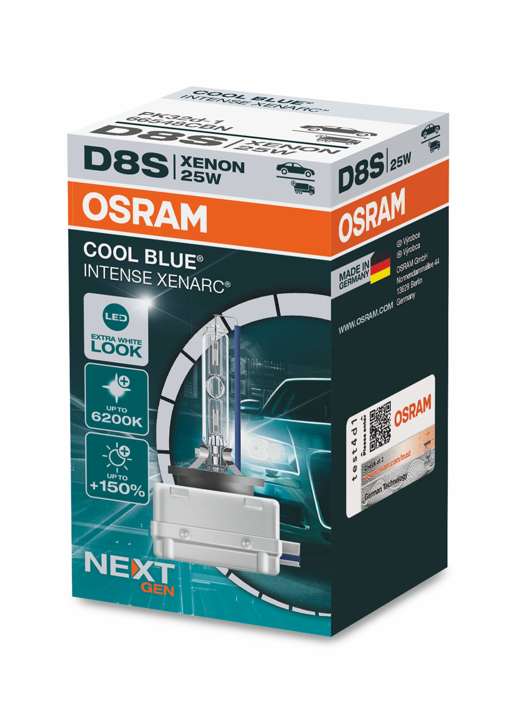 Osram XENARC COOL BLUE INTENSE (NextGen) D8S