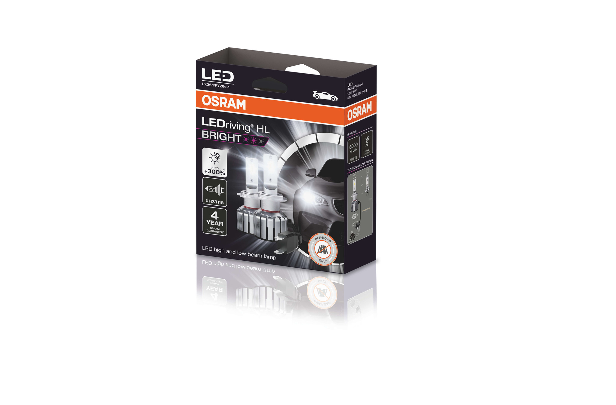 Osram LEDriving® HL BRIGHT H7/H18