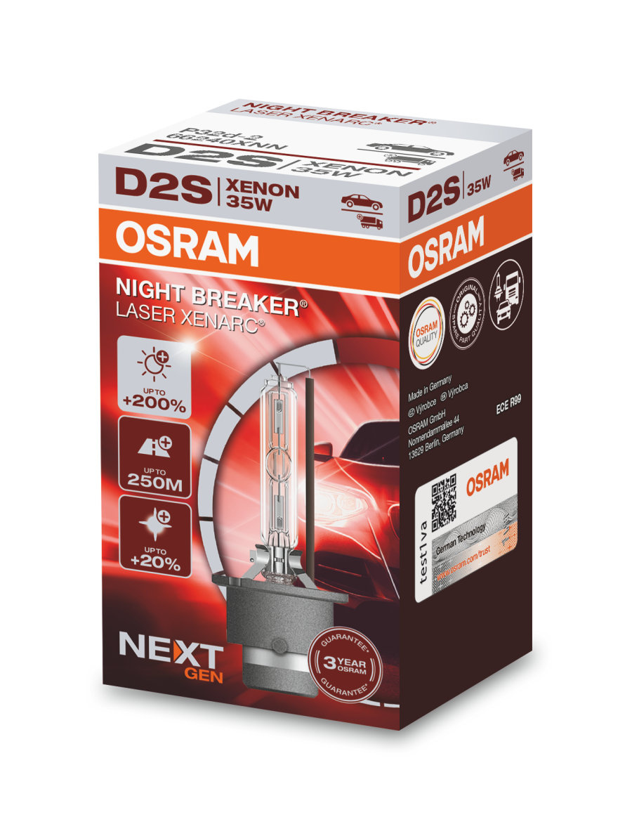 Osram Xenon Night Breaker Laser D2S NextGen 