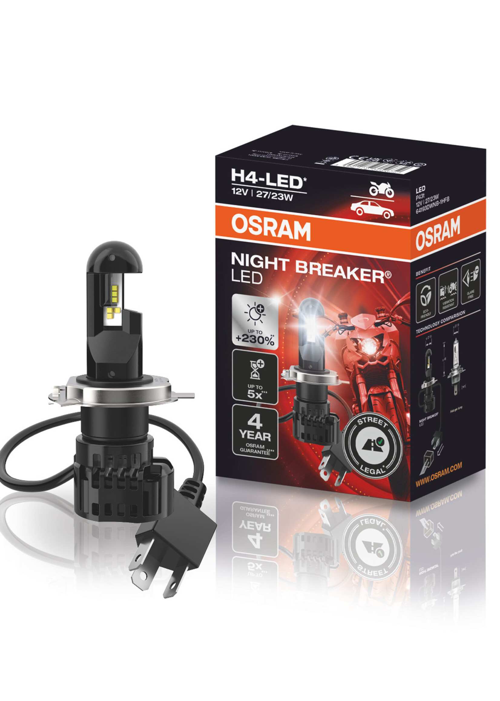 Osram NIGHT BREAKER H4-LED Motor
