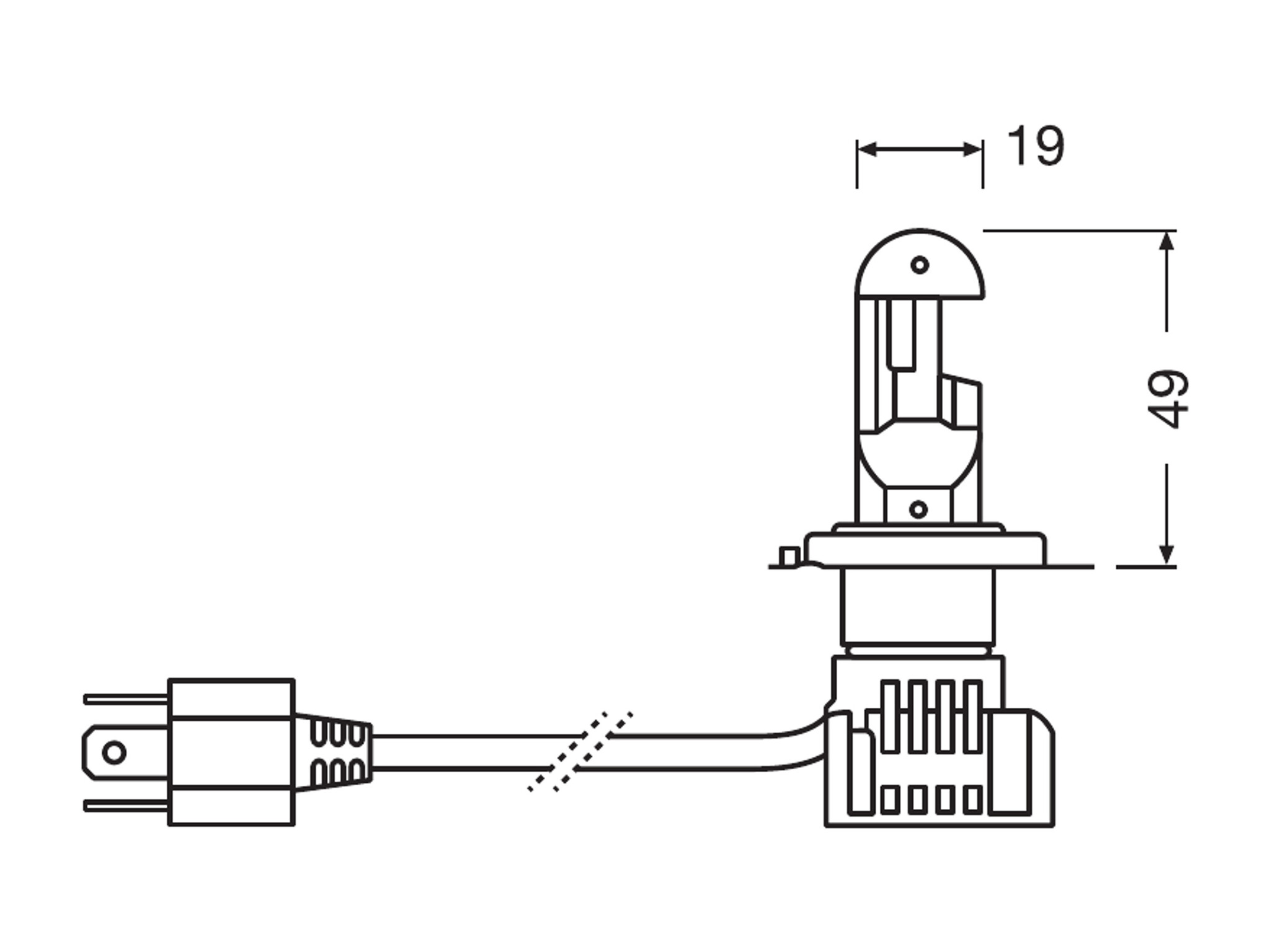 Osram NIGHT BREAKER H4-LED Motor