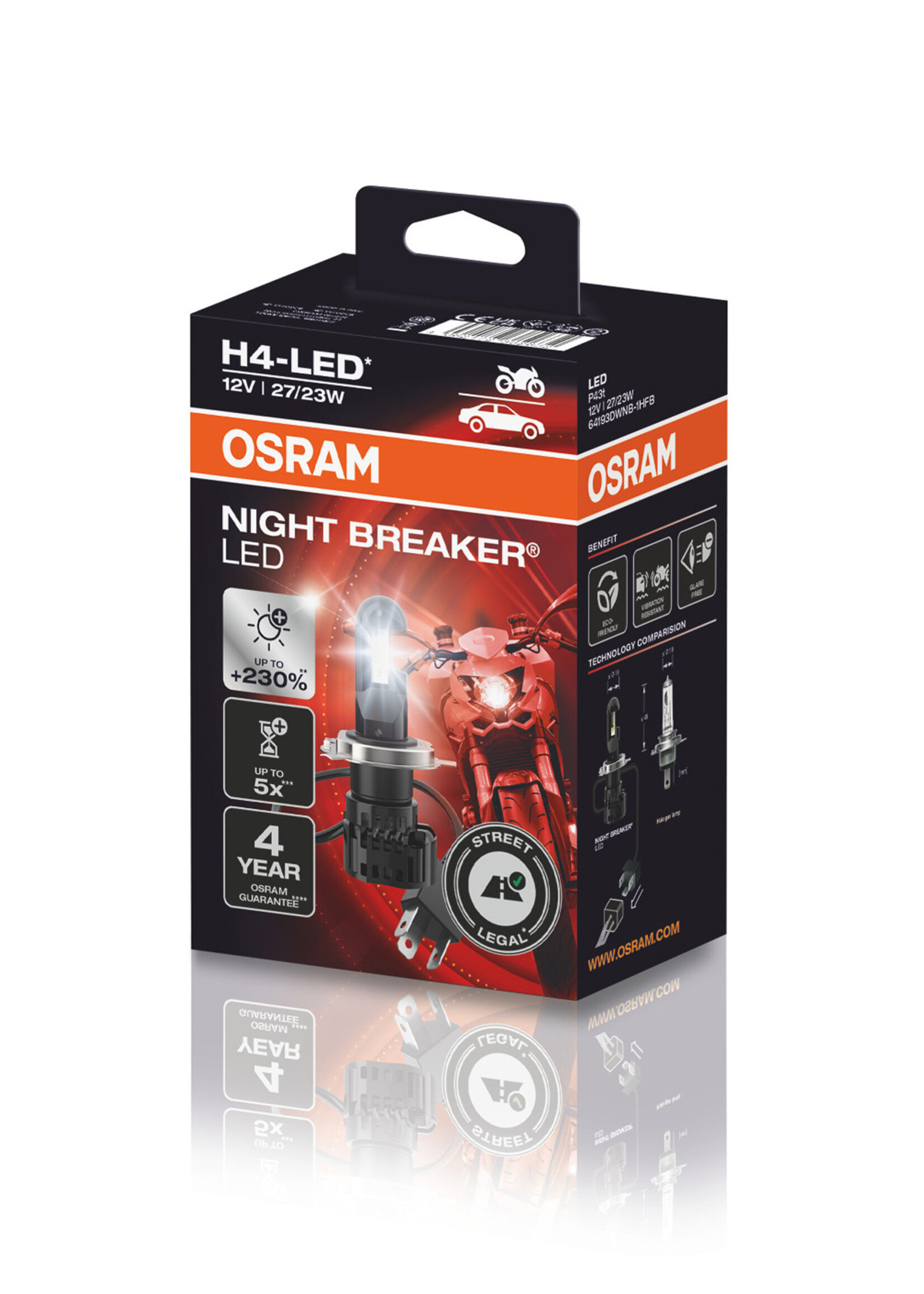 Osram NIGHT BREAKER H4-LED Motor