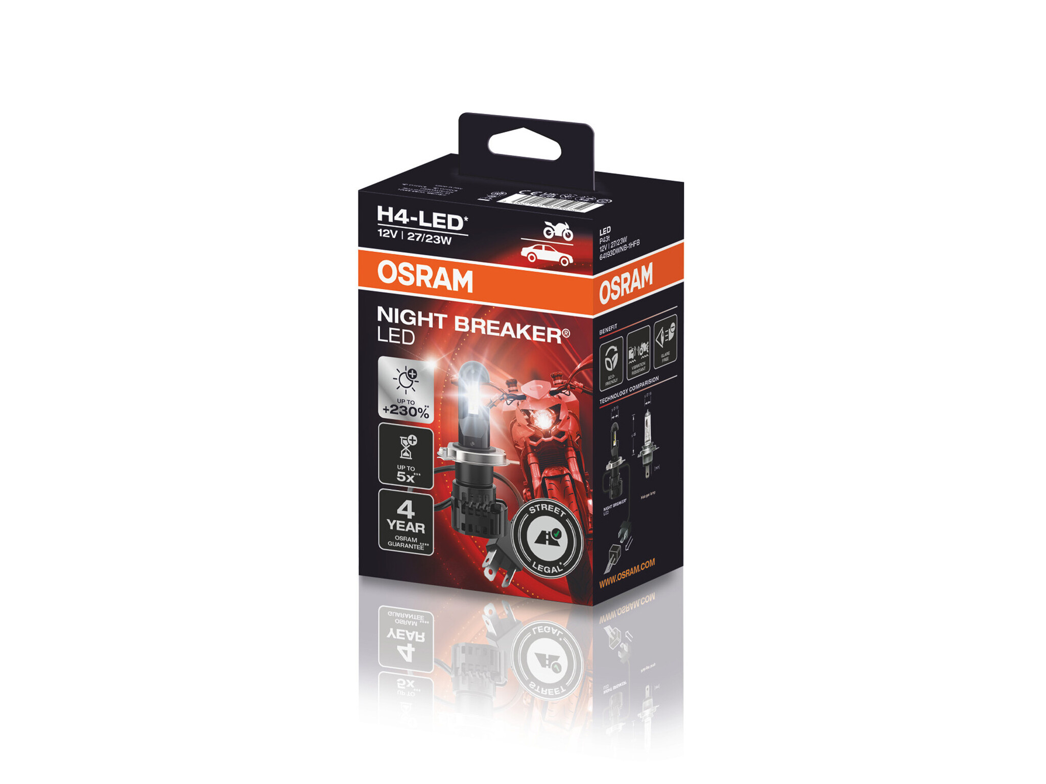 Osram NIGHT BREAKER H4-LED Motor