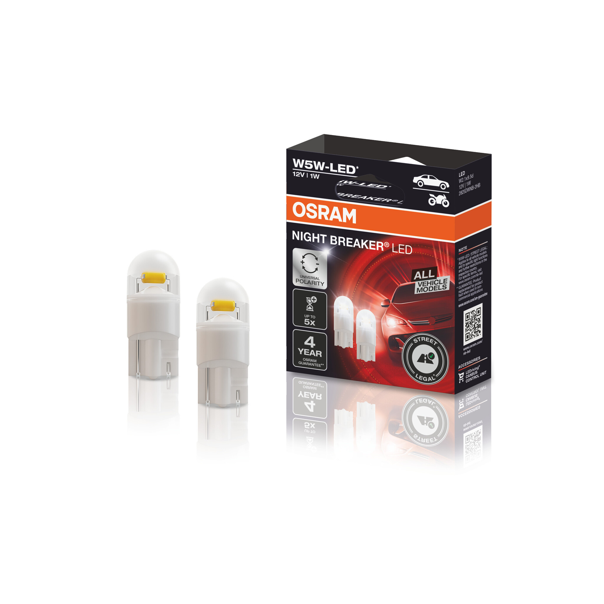 Osram  Streetlegal W5W 6000k LED