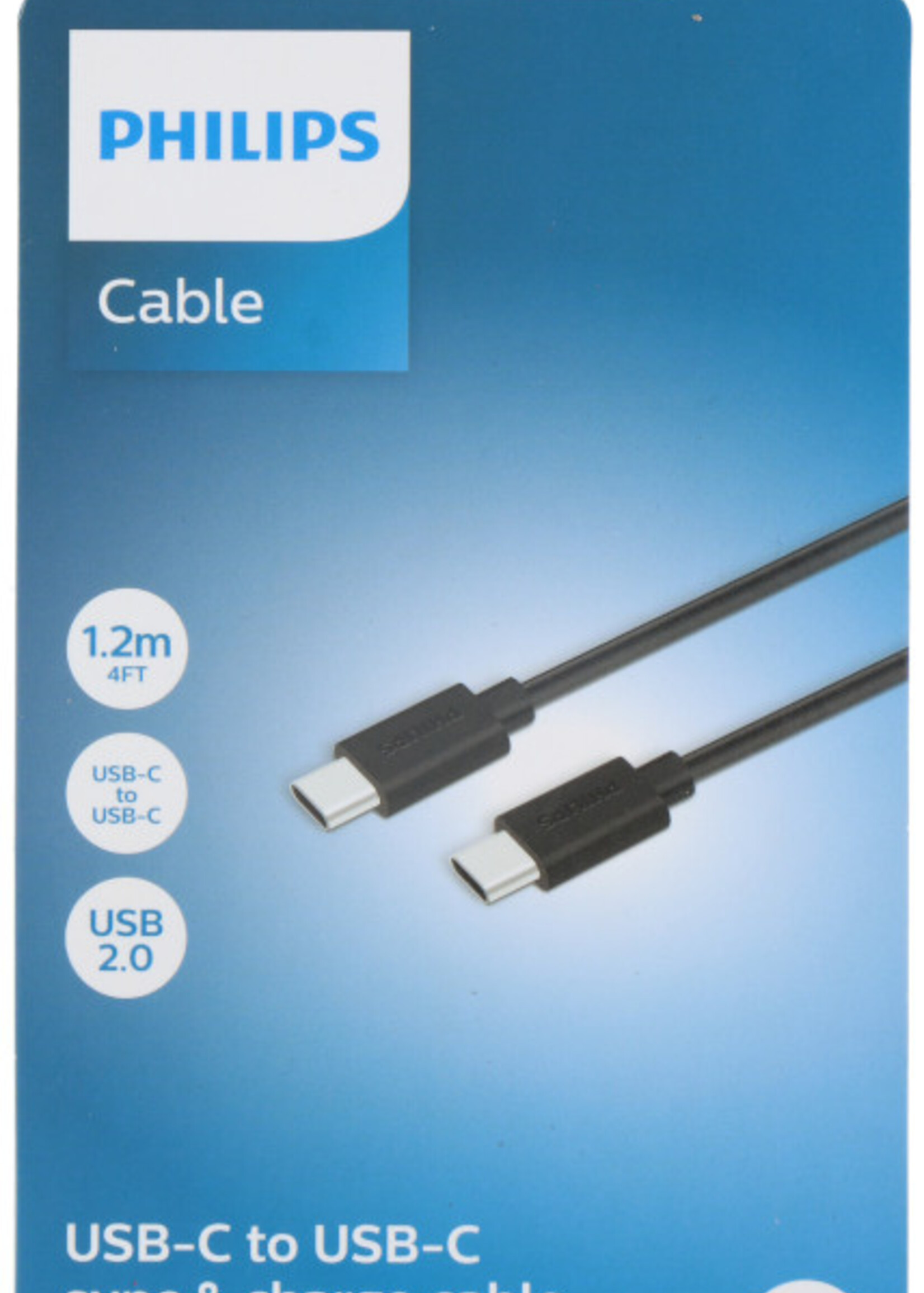 Philips oplaadkabel USB-C naar USB-C