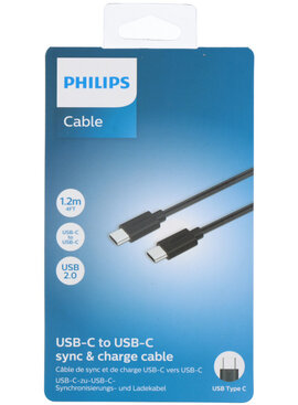 Philips oplaadkabel USB-C naar USB-C