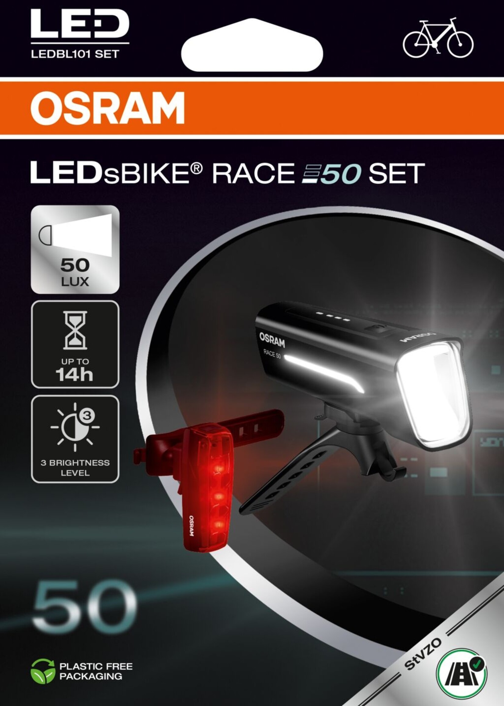 Osram LEDsBIKE® RACE 50 SET