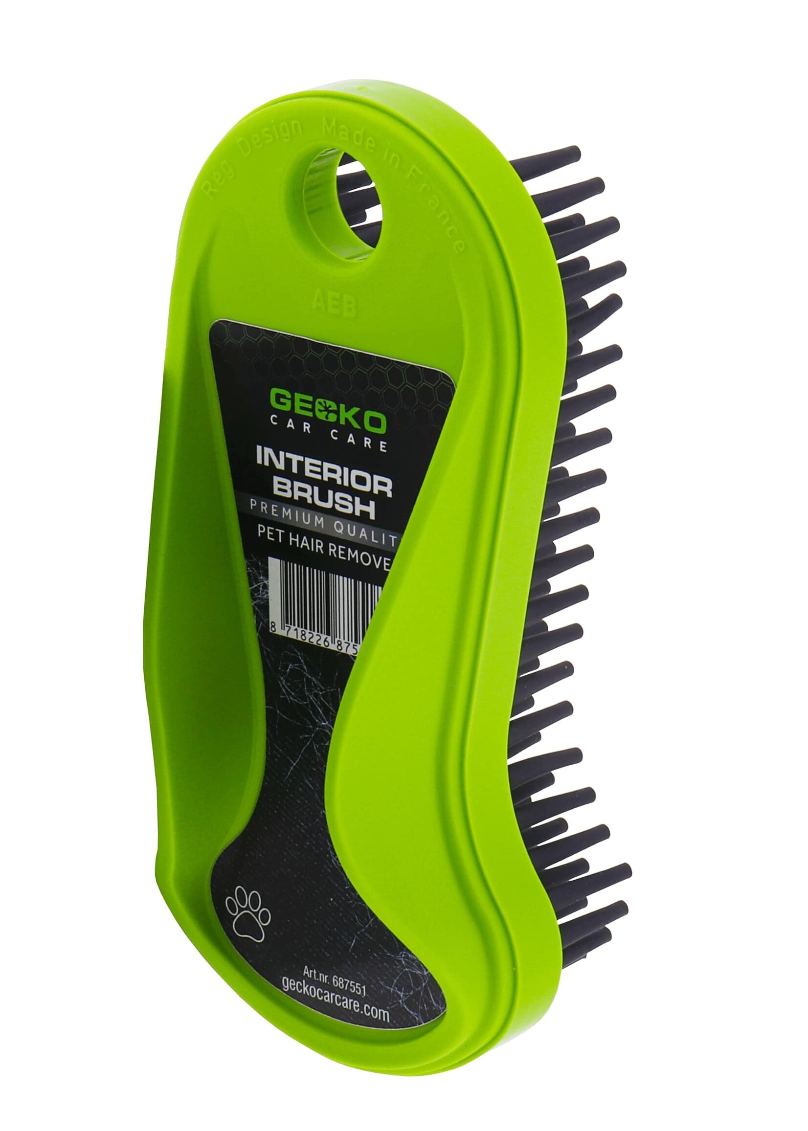 Gecko Rubber Borstel ( Borstel voor dierenharen )