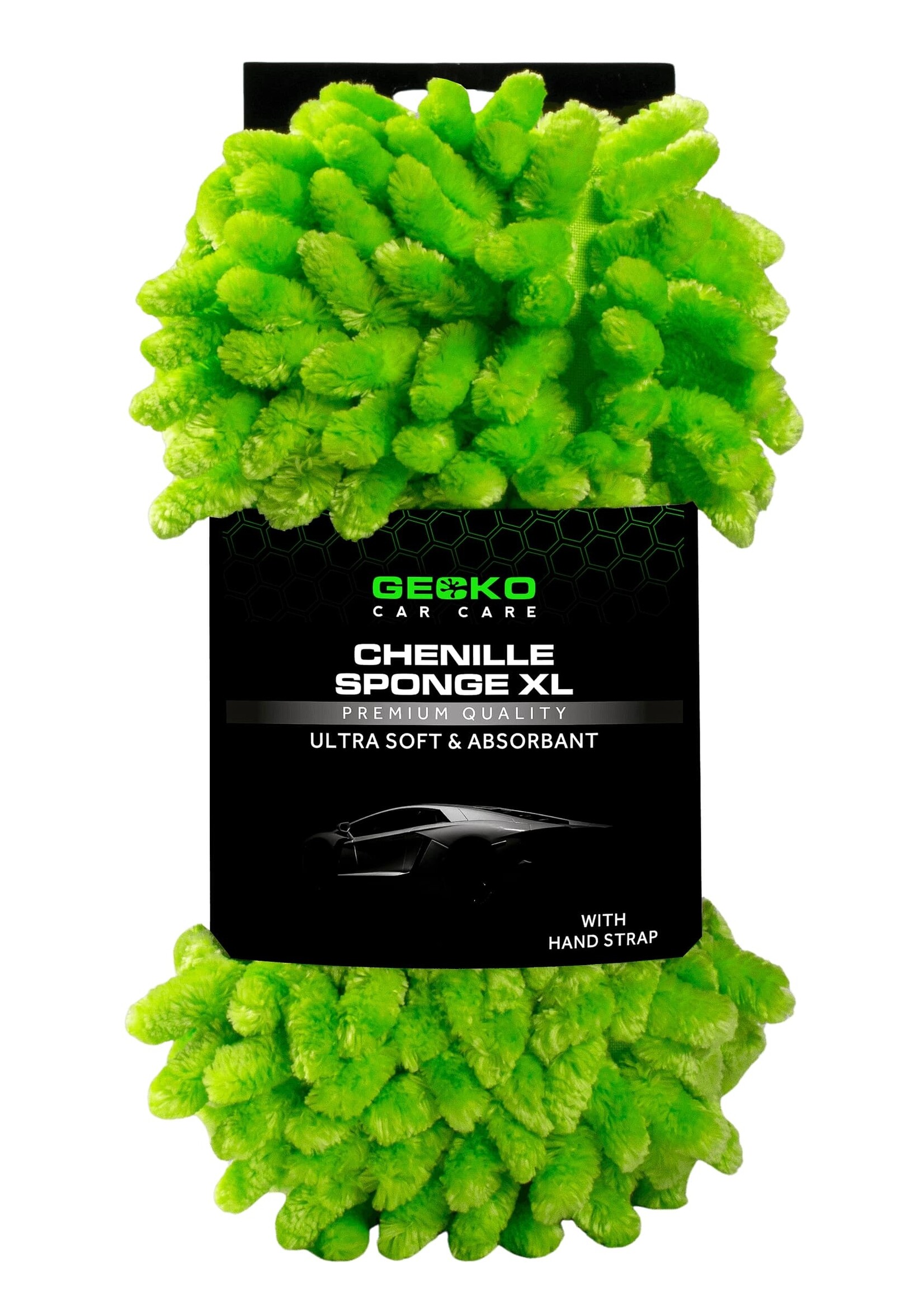 Gecko Pearle Chenille Wash Sponge 24x10x6cm