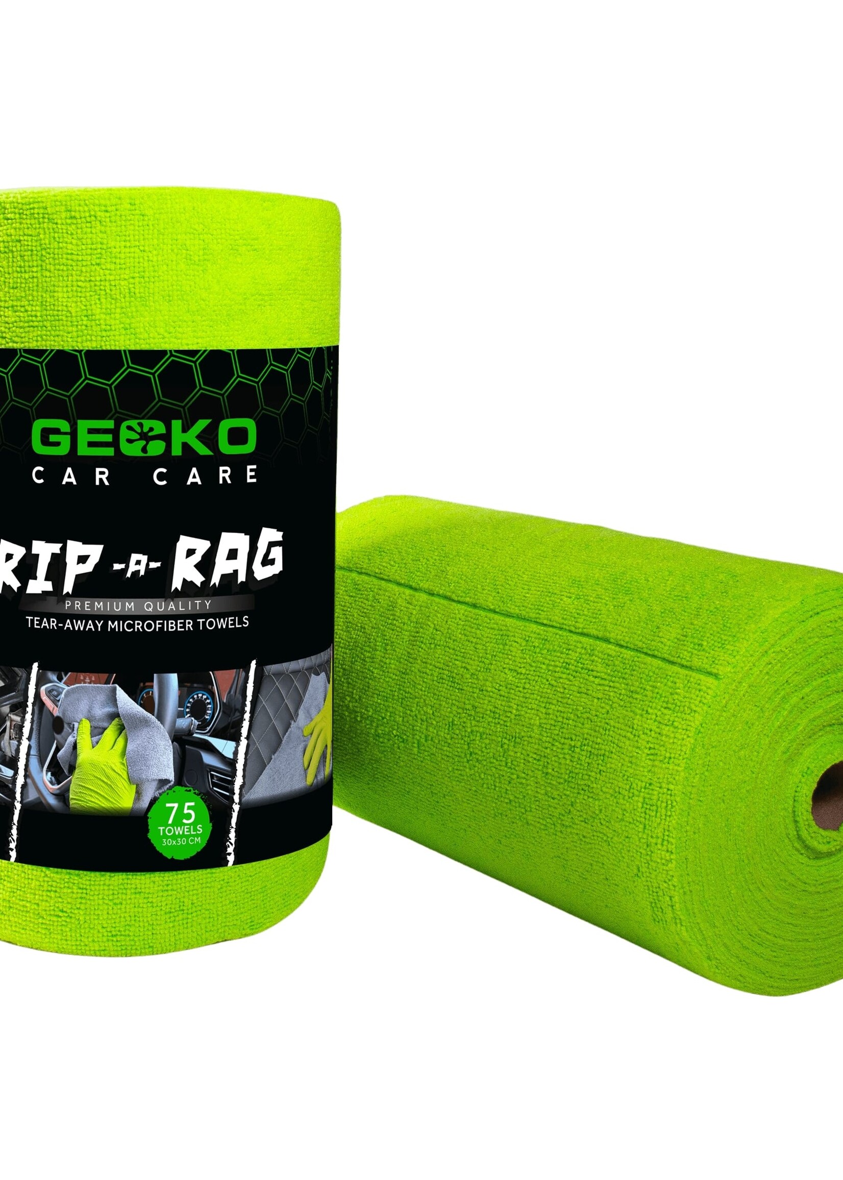 Gecko Tear-Away Microfiber Towels 75pcs 30x30cm