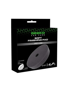 Gecko Polijstpad Zacht Zwart 150mm 1st (Voor Steunplaat 125mm)