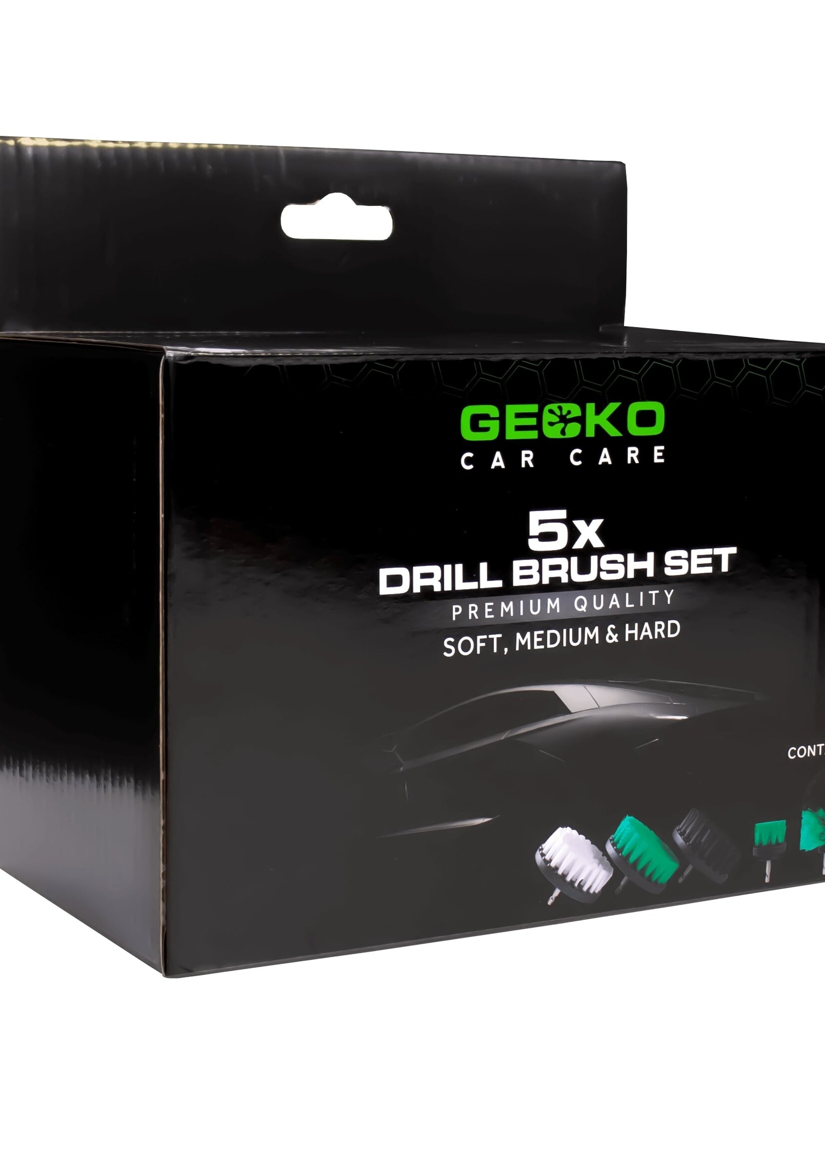 Gecko Boorborstel-Set 5 stuks