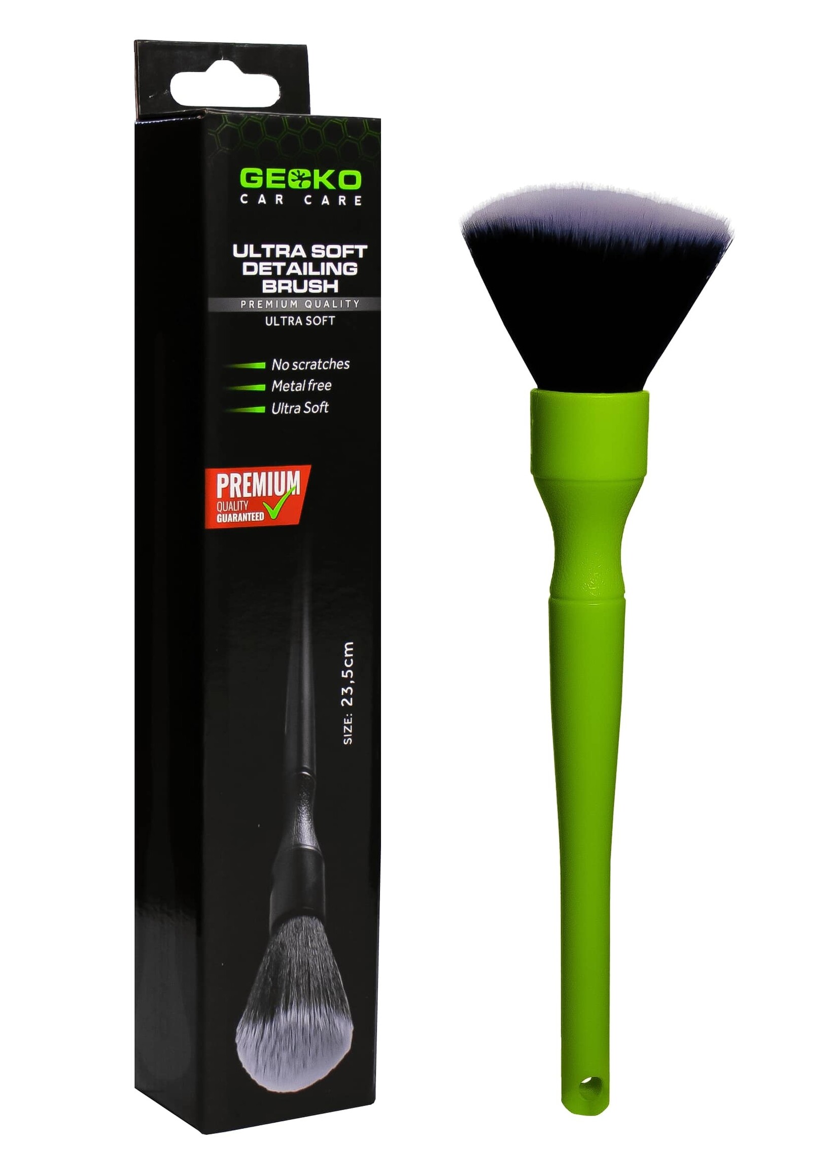 Gecko Ultra Zachte Dash & Trimborstel 23,5cm