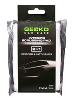 Gecko 2in1 Interieur Microvezel & Fleece Spons 13cm x 9cm x 2,5cm
