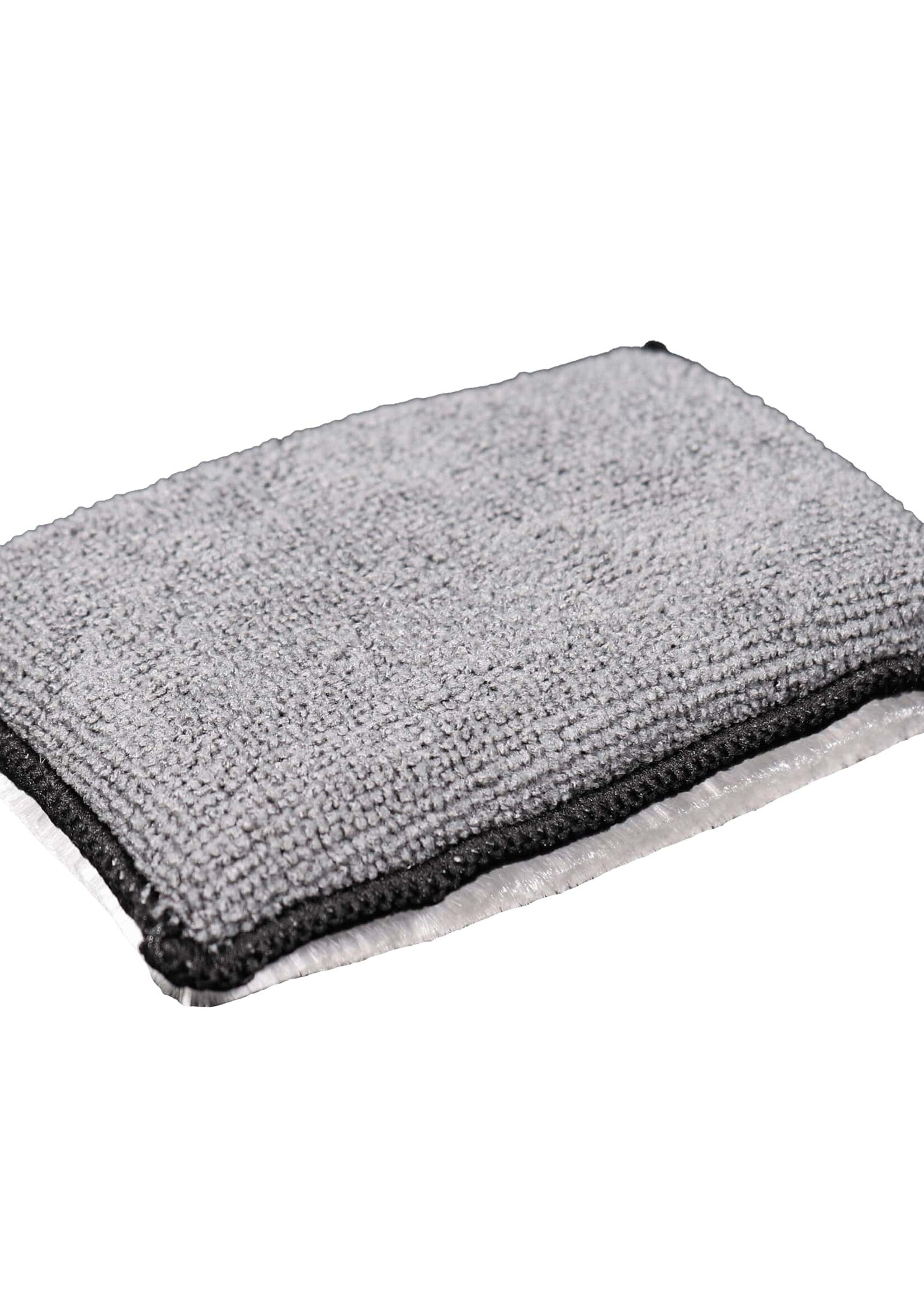 Gecko 2in1 Interieur Microvezel & Fleece Spons 13cm x 9cm x 2,5cm