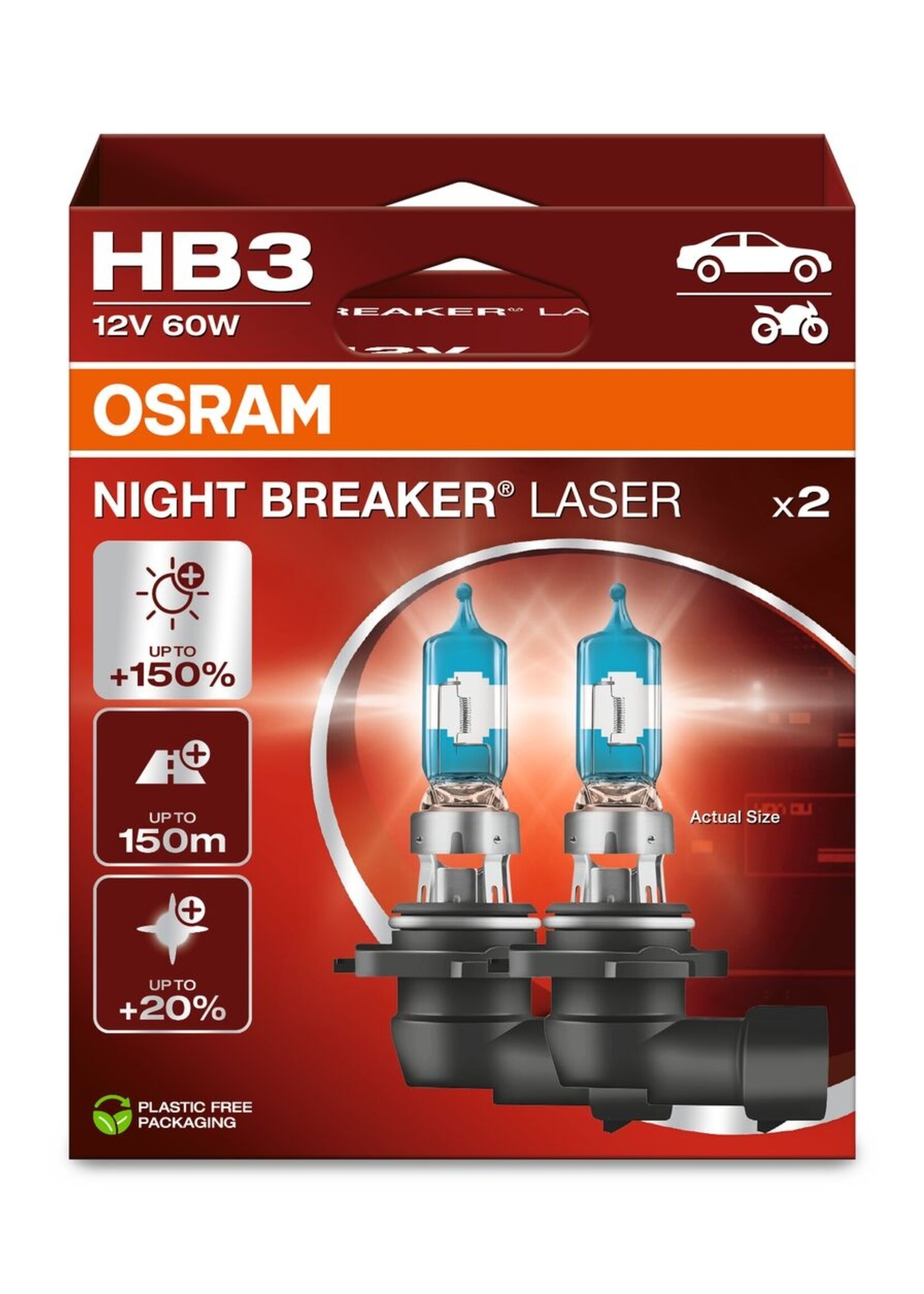 Osram 9005/HB3 Nightbreaker laser Duo