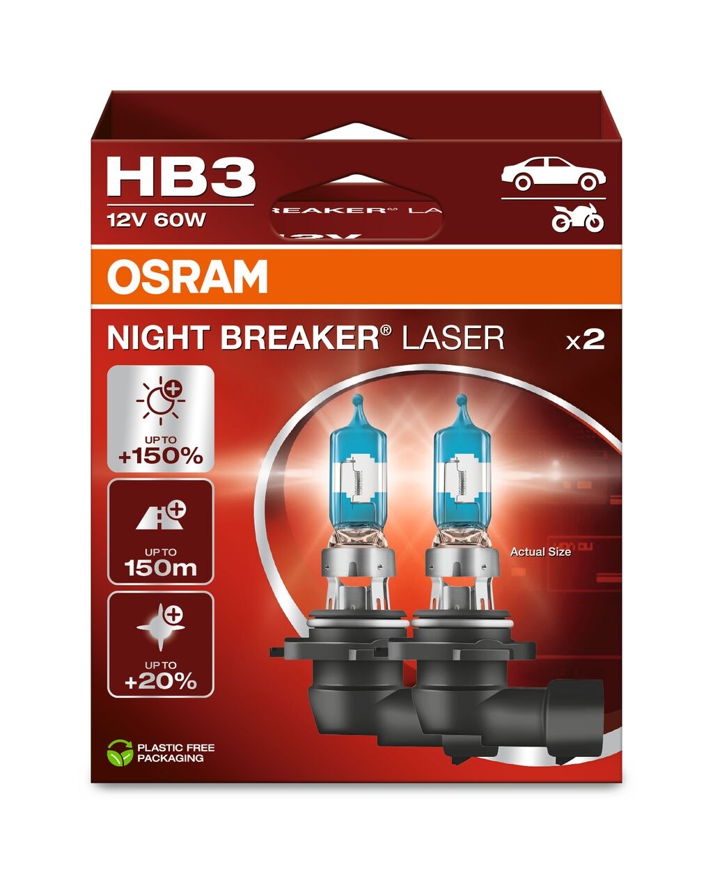 Osram 9005/HB3 Nightbreaker laser Duo