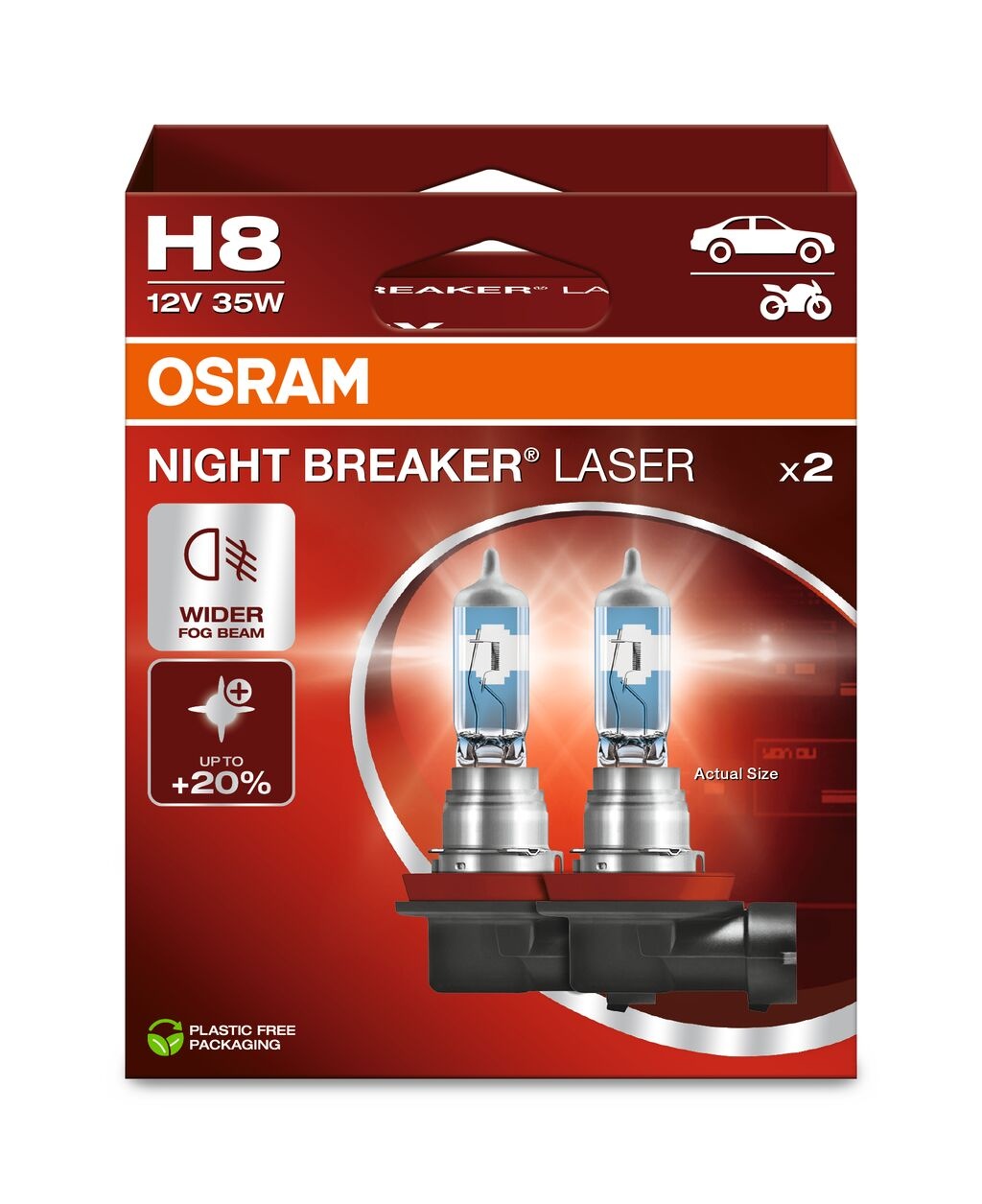 Osram H8 Nightbreaker laser Duo