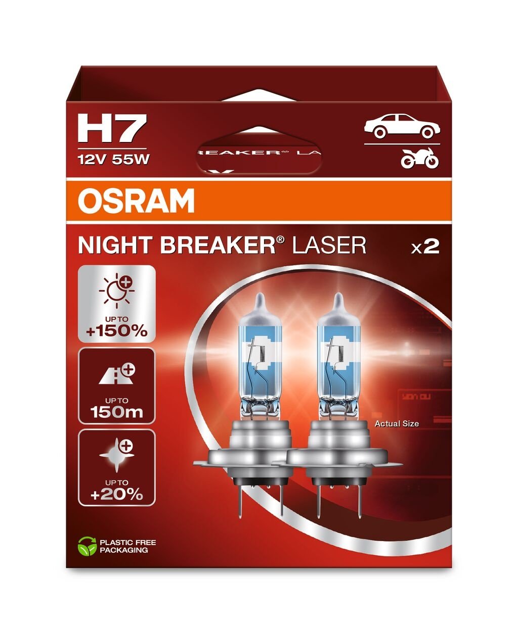 Osram H7 Nightbreaker laser Duo