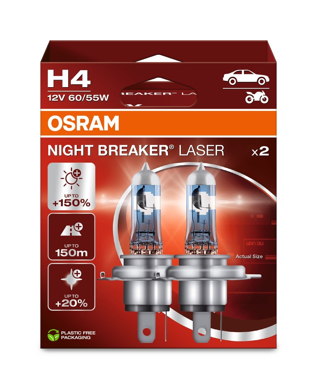 Osram H4 Nightbreaker laser Duo