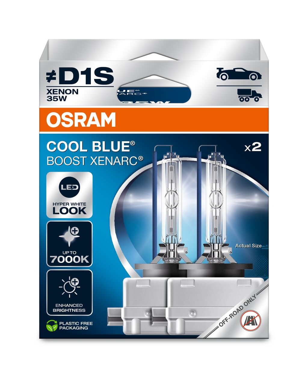 Osram XENARC® COOL BLUE BOOST D1S