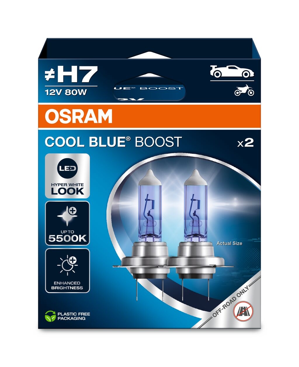 Osram Cool Blue Boost H7 duobox