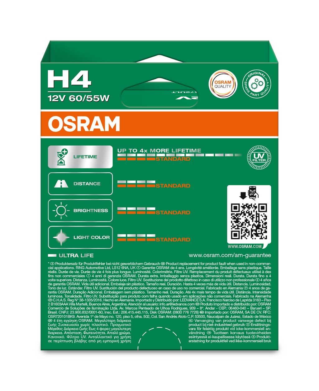 Osram Ultralife H4 duobox