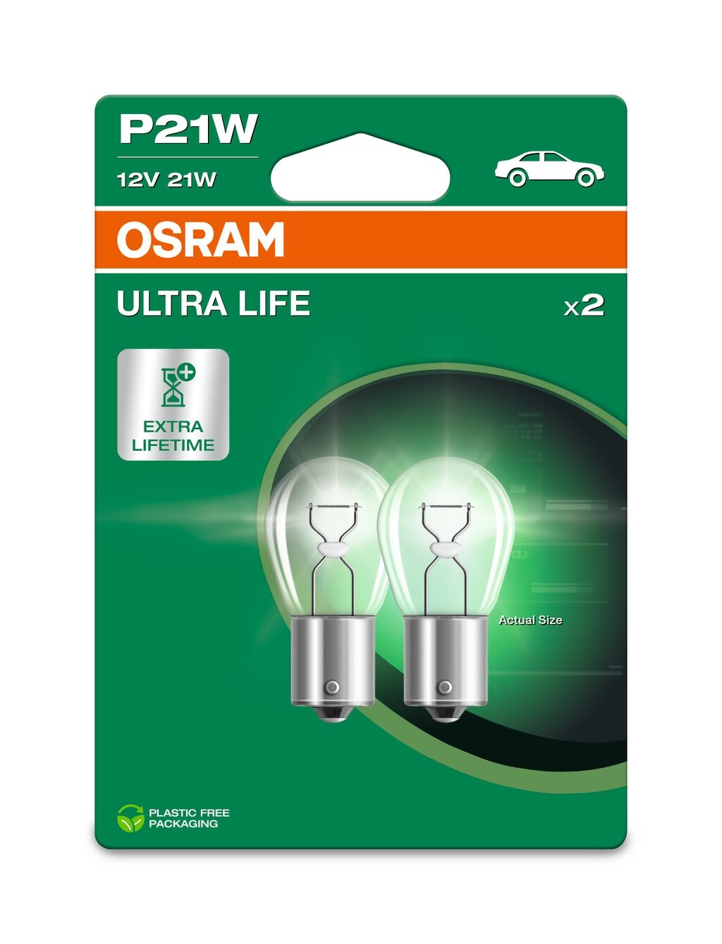 Osram Ultralife gloeilamp 12v 21w Ba15s