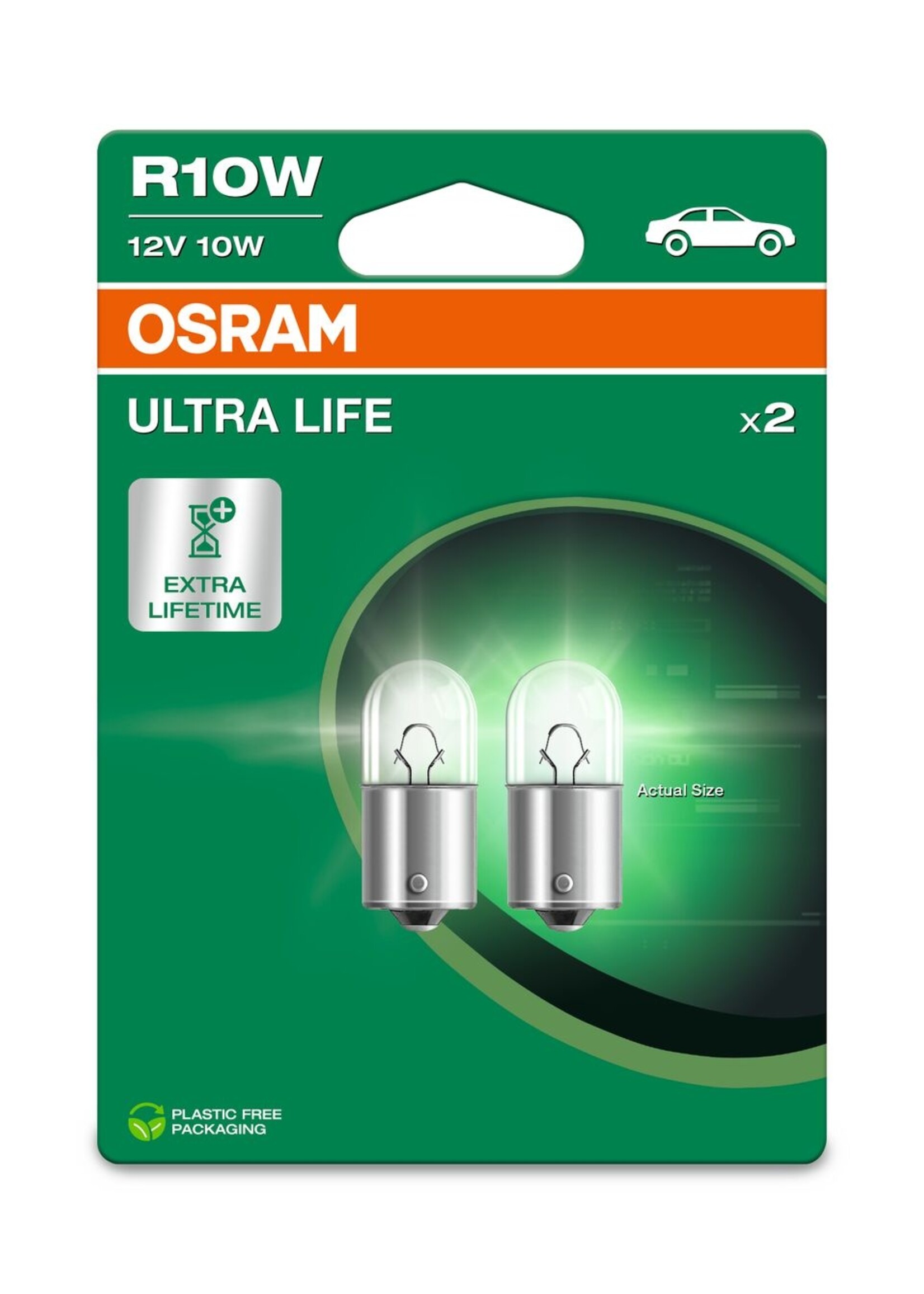 Osram Ultralife gloeilamp 12v 10w Ba15s