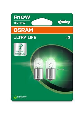 Osram Ultralife gloeilamp 12v 10w Ba15s Osram Ultralife gloeilamp 12v 10w Ba15s