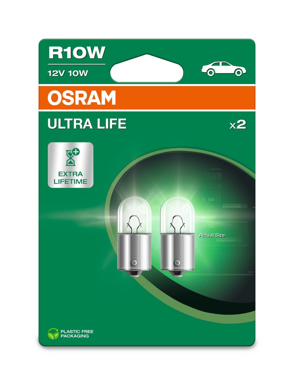 Osram Ultralife gloeilamp 12v 10w Ba15s
