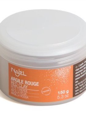 Najel Argile rouge en poudre certifiée Cosmos natural 150g