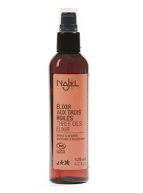 Najel Elixir aux trois huiles 125ml certifié Cosmos organic