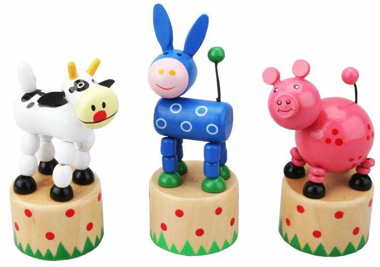 keycraft Marionnette animaux articulée 11 cm