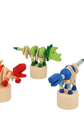 keycraft Marionnette dinosaure articulée 12 cm