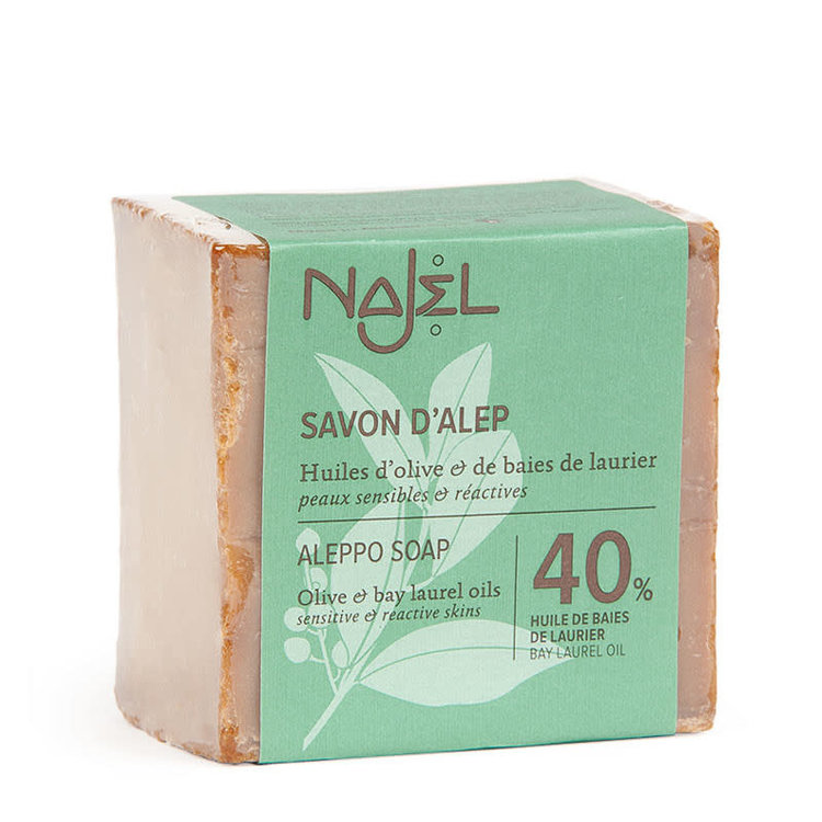 Najel Savon d'Alep 40% HBL 200g