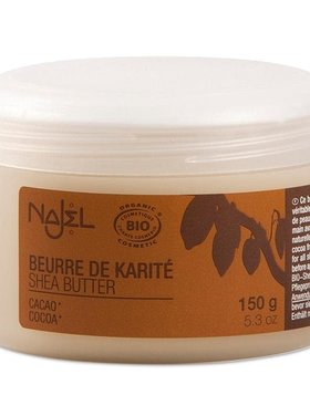 Najel Beurre de karité certifié BIO  parfum cacao - 150g