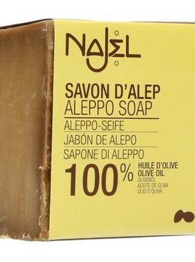 Najel Savon d'Alep 100% olive - Cube - 200 g