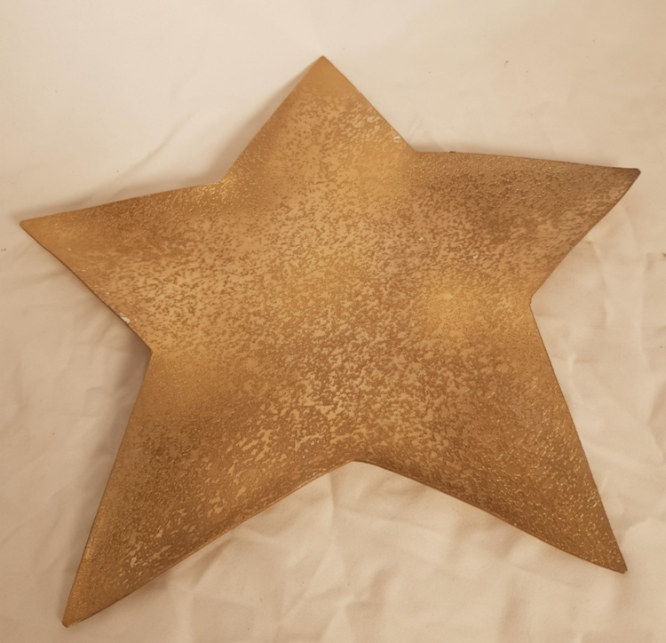 Home Society Assiette étoile dorée